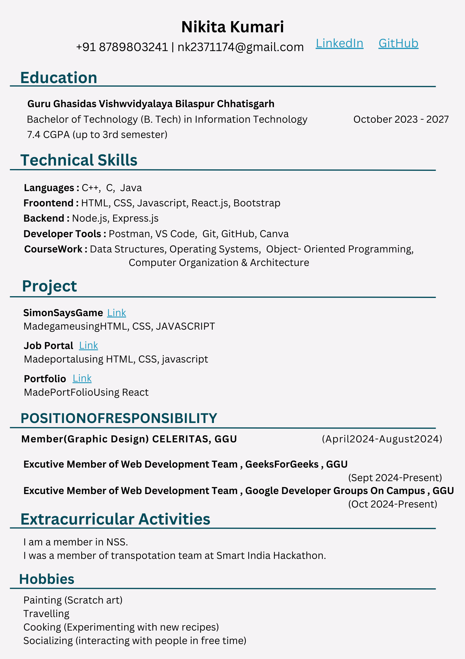 Resume